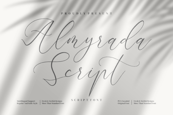 Almyrada Script: A Delicate Typeface for Elegant Web Design