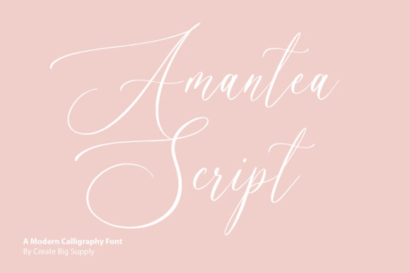 Amantea Script: A Graceful Typeface for Editorial Elegance