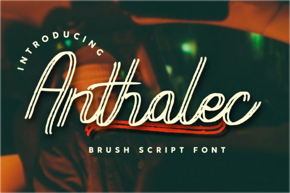 Anthalec Script: A Versatile Font for Creative Branding