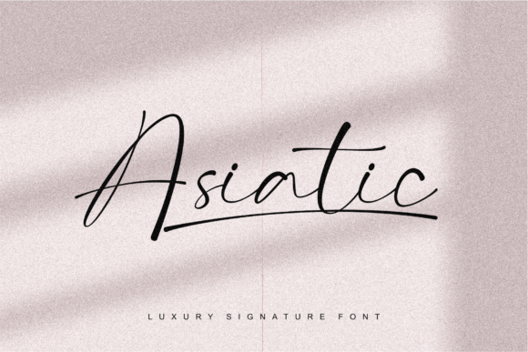 Asiatic Signature Script: A Stylish Font for Web Design