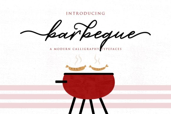 Barbeque Script: A Delicate Font for Handmade Creations