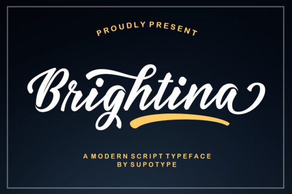 Bring Charm to Your Creations with Brightina Script