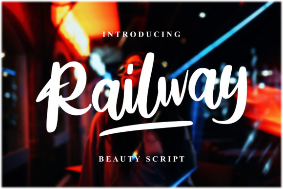 Discover the Elegance of Railway Script: A Font for Modern Design