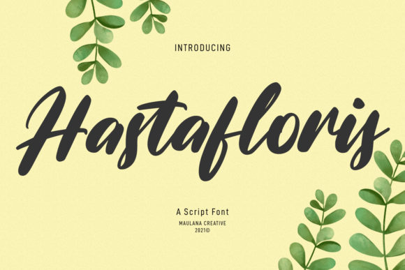 Elevate Your Campaigns with Hastafloris Script Font