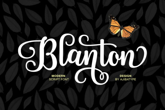 Elevate Your Editorial Design with Blanton Script Font