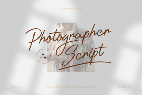 Elevate Your Editorial Design with Photographer Script Font