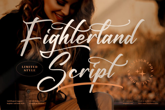 Elevate Your Web Design with Fighterland Script Font