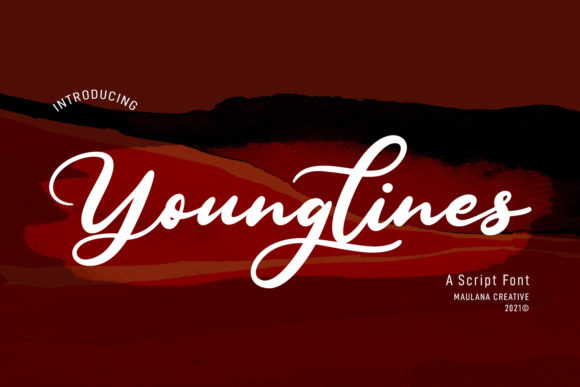 Elevate Your Web Design with Younglines Script Font