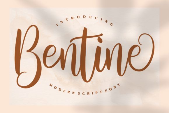 Enhance Your Brand with Bentine Script: A Premium Typeface