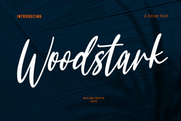 Enhance Your Brand with Woodstark Script Font