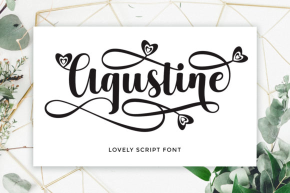 Enhance Your Web Design with Agustine Script