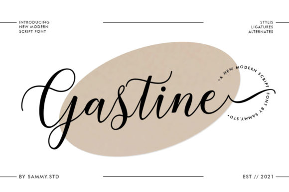 Gastine Script: A Handwritten Font for Elegant Web Design
