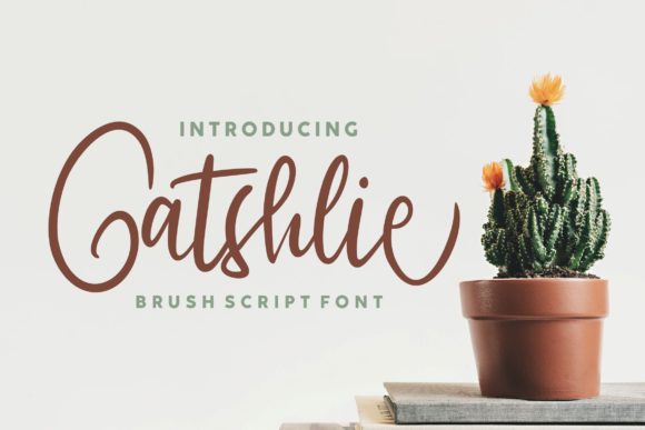 Gatshlie Script: A Luxurious Calligraphy Font for Crafters