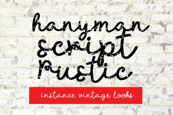 Handyman Script Rustic: A Versatile Script Font