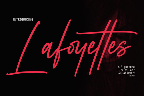 Lafoyettes Script: A Versatile Handwritten Font for Web Design