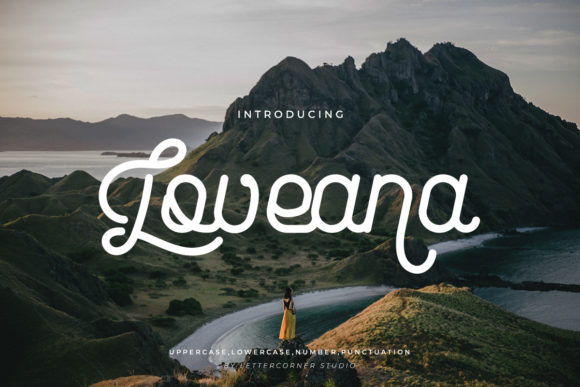 Lovena Script: A Charming Vintage Font for Brand Design