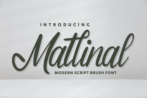 Matlinal Script: A Romantic and Elegant Typeface for Editorial Design