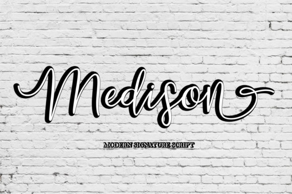 Medison Script: A Luxurious Calligraphy Typeface for Design