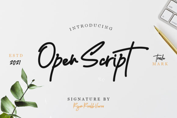 Open Script: A Charming Font for Creative Branding