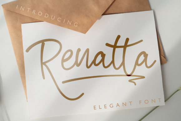 Renatta Script: A Versatile Vintage Font for Branding