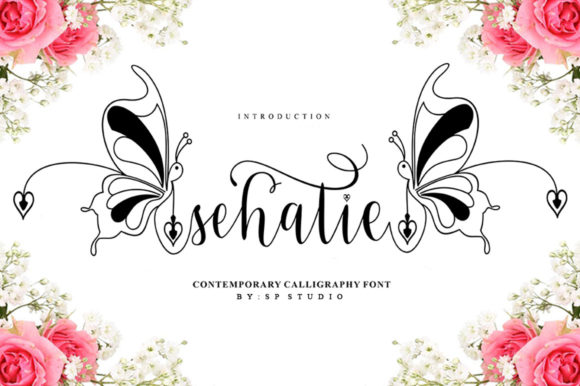 Sehatie Script: A Refined Font for Crafters and Creators