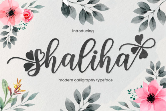Shaliha Script: A Dainty and Flowing Handwritten Font for Web Design