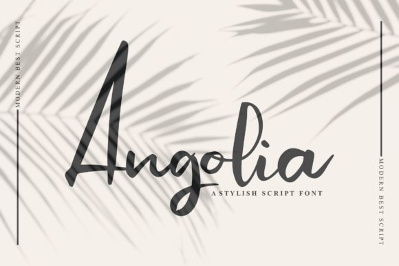 Transform Your Brand with Angolia Script: A Font for Elegance
